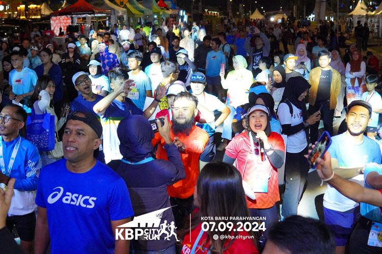 Race photo from KBP City Run 2024