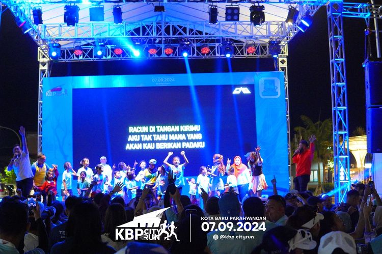 Race photo from KBP City Run 2024