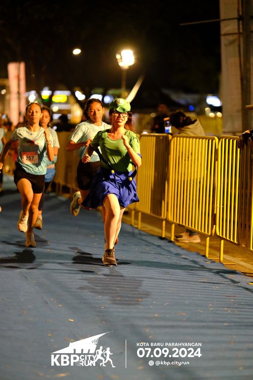 Race photo from KBP City Run 2024
