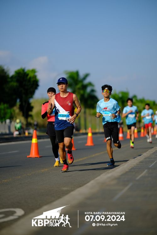 Race photo from KBP City Run 2024