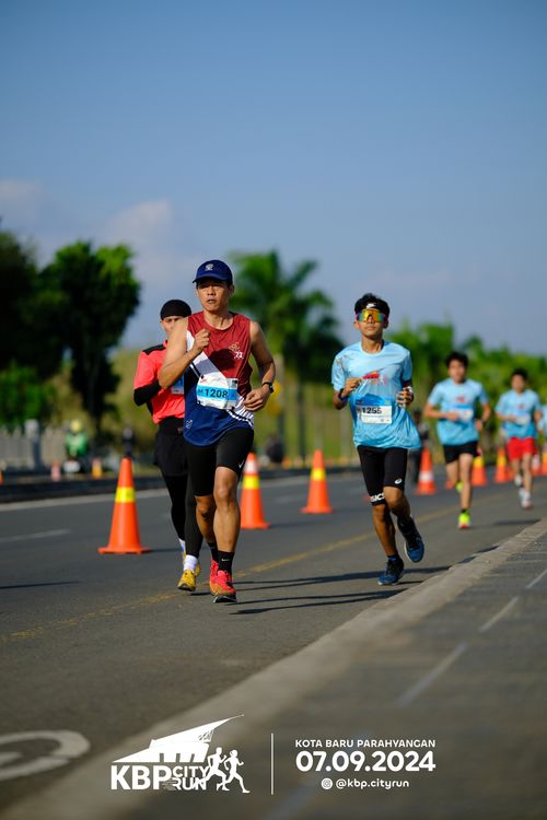 Race photo from KBP City Run 2024