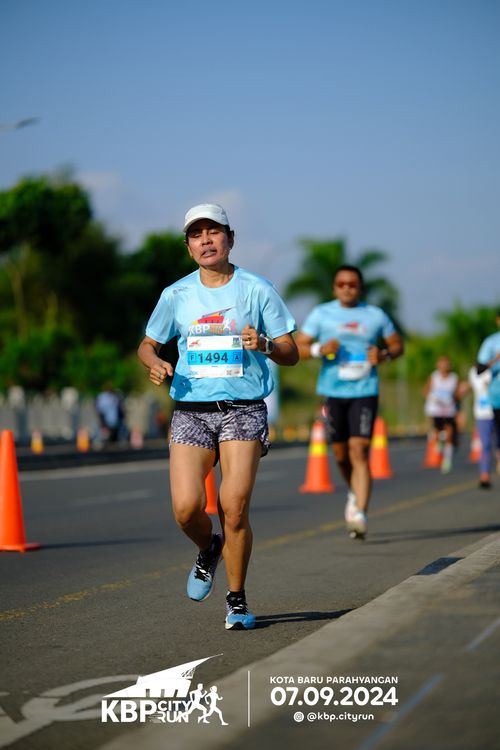 Race photo from KBP City Run 2024