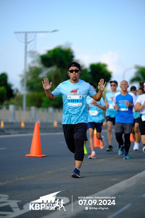 Race photo from KBP City Run 2024