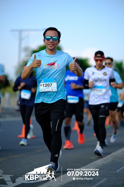 Race photo from KBP City Run 2024