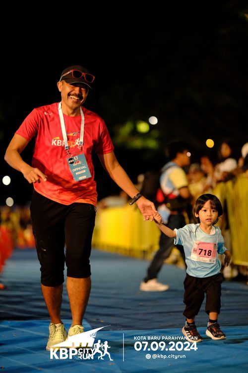 Race photo from KBP City Run 2024