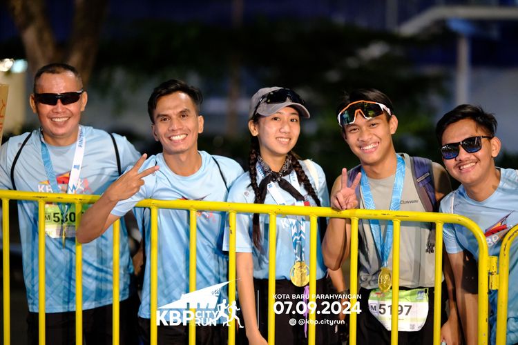 Race photo from KBP City Run 2024