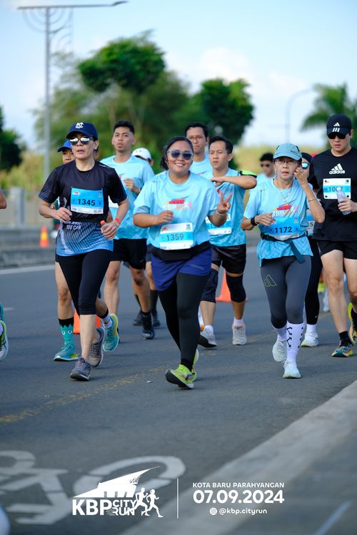 Race photo from KBP City Run 2024