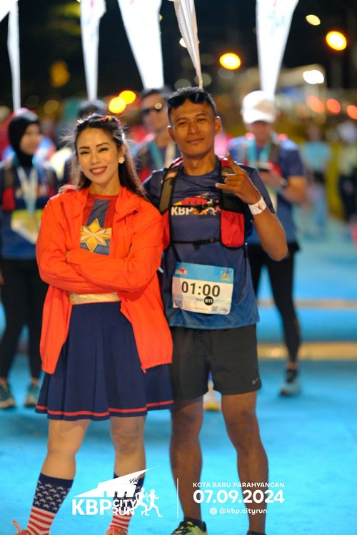 Race photo from KBP City Run 2024