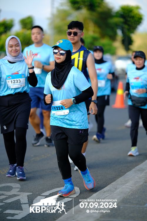 Race photo from KBP City Run 2024
