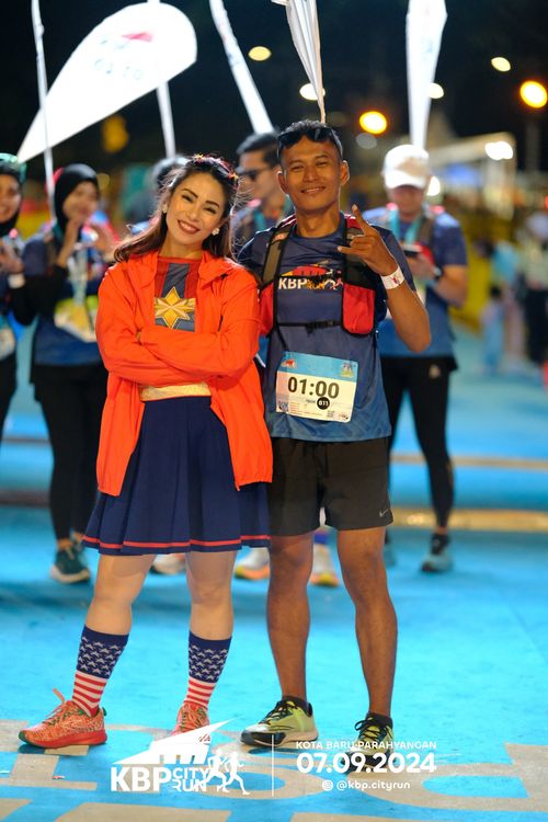 Race photo from KBP City Run 2024
