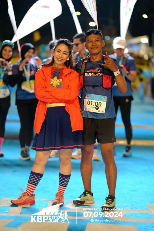 Race photo from KBP City Run 2024
