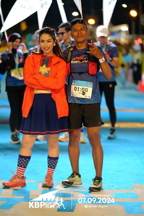 Race photo from KBP City Run 2024