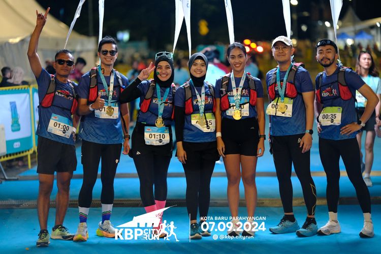 Race photo from KBP City Run 2024
