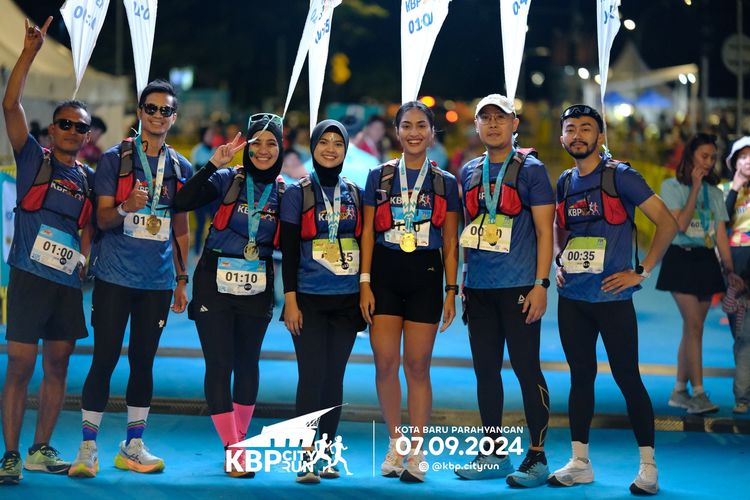 Race photo from KBP City Run 2024