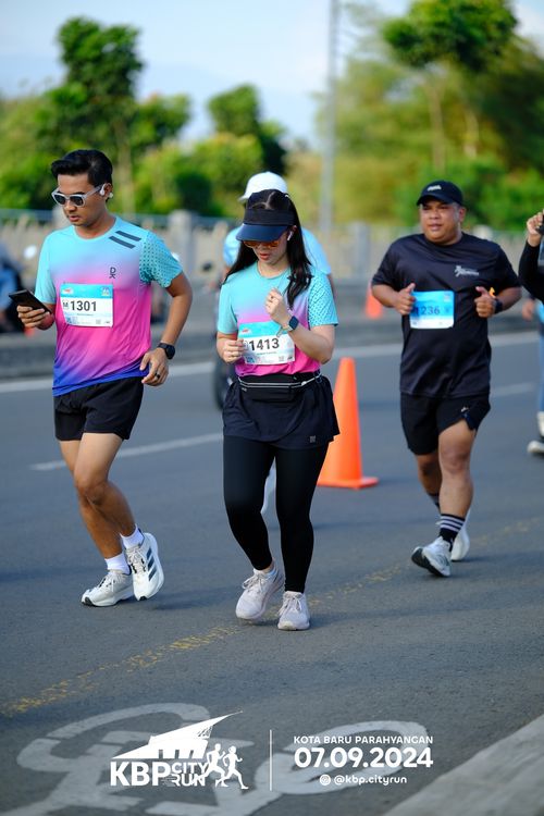 Race photo from KBP City Run 2024