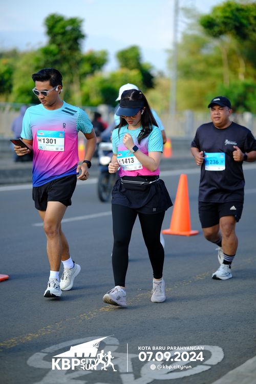 Race photo from KBP City Run 2024