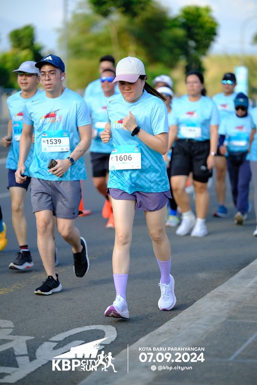 Race photo from KBP City Run 2024