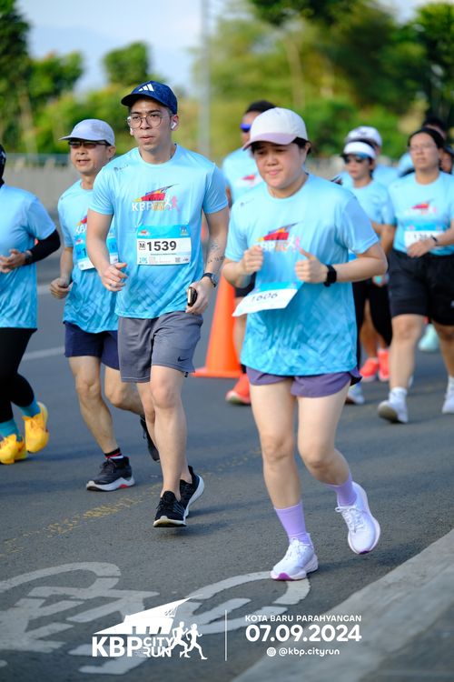 Race photo from KBP City Run 2024