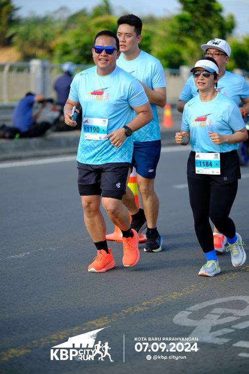 Race photo from KBP City Run 2024