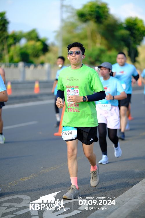 Race photo from KBP City Run 2024
