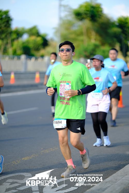 Race photo from KBP City Run 2024