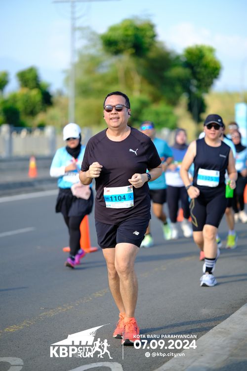 Race photo from KBP City Run 2024