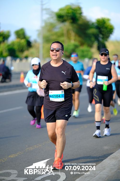Race photo from KBP City Run 2024