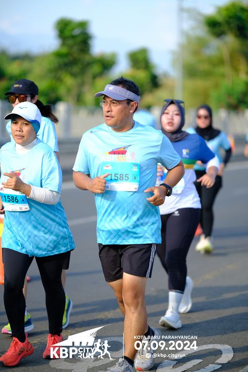 Race photo from KBP City Run 2024