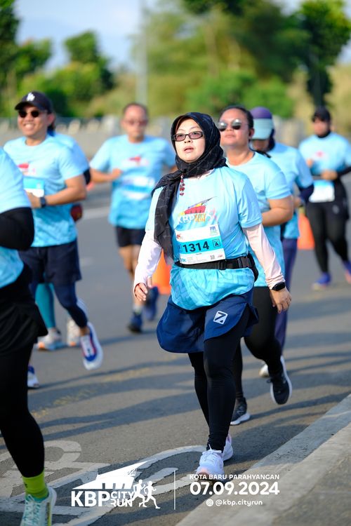 Race photo from KBP City Run 2024