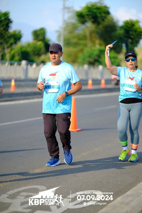Race photo from KBP City Run 2024