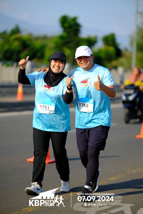 Race photo from KBP City Run 2024