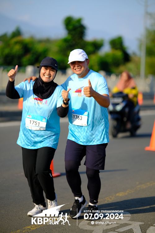 Race photo from KBP City Run 2024