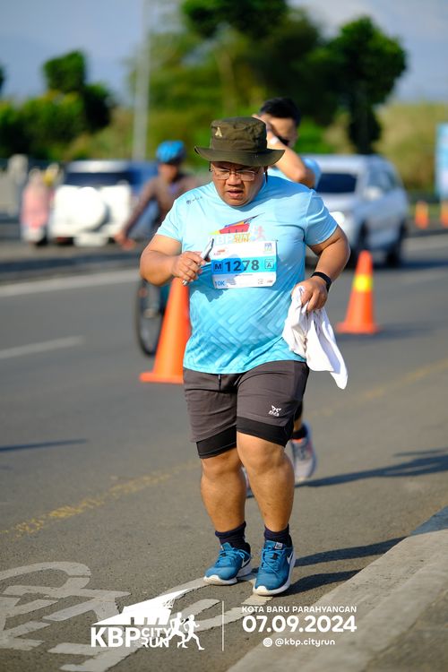 Race photo from KBP City Run 2024
