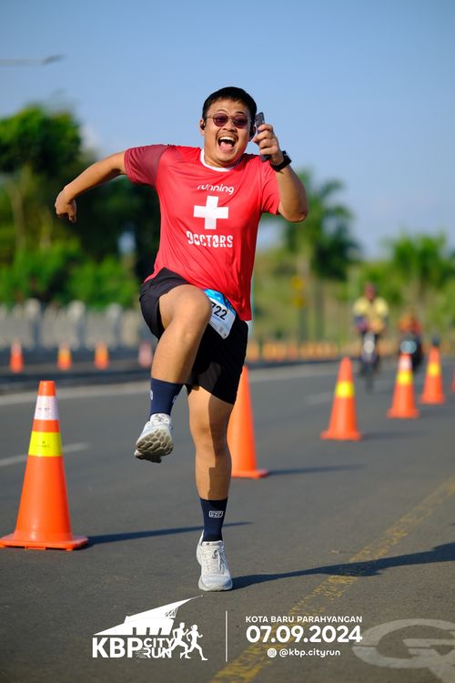 Race photo from KBP City Run 2024