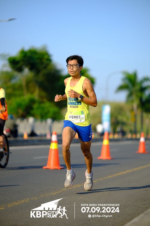 Race photo from KBP City Run 2024