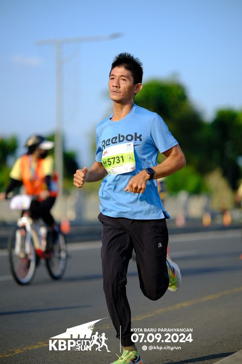 Race photo from KBP City Run 2024