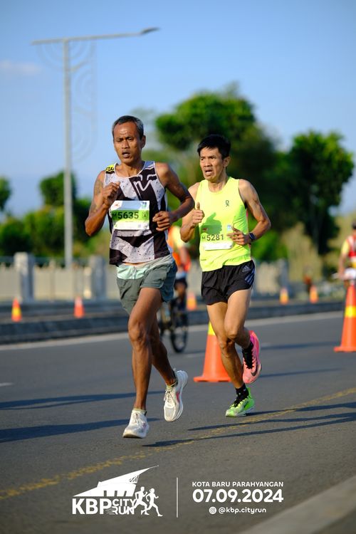 Race photo from KBP City Run 2024