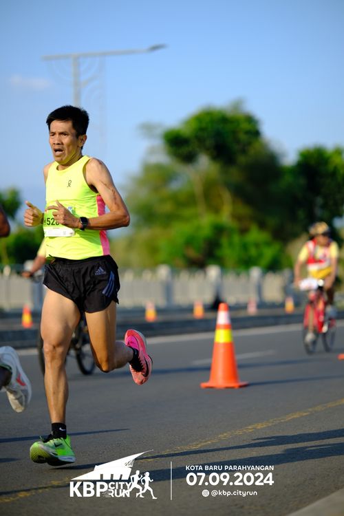 Race photo from KBP City Run 2024