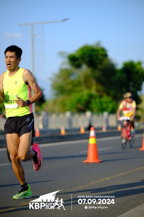 Race photo from KBP City Run 2024