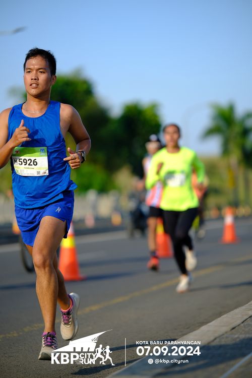 Race photo from KBP City Run 2024
