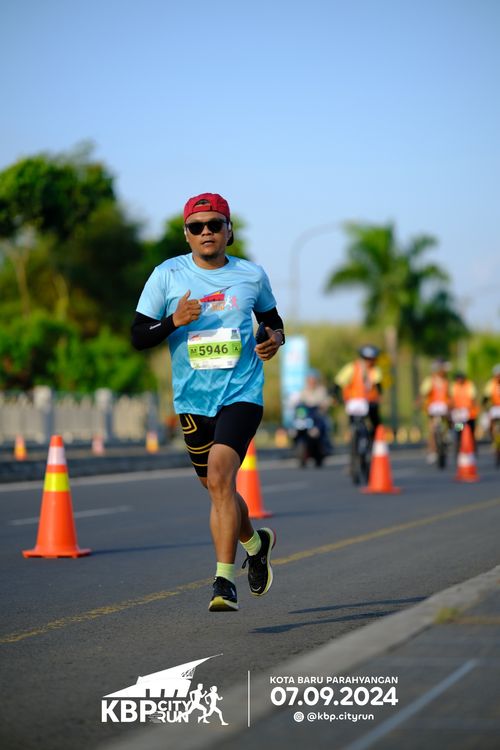 Race photo from KBP City Run 2024