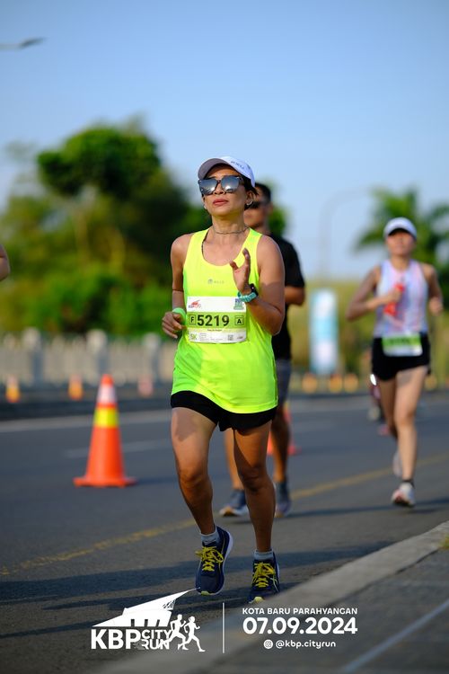 Race photo from KBP City Run 2024