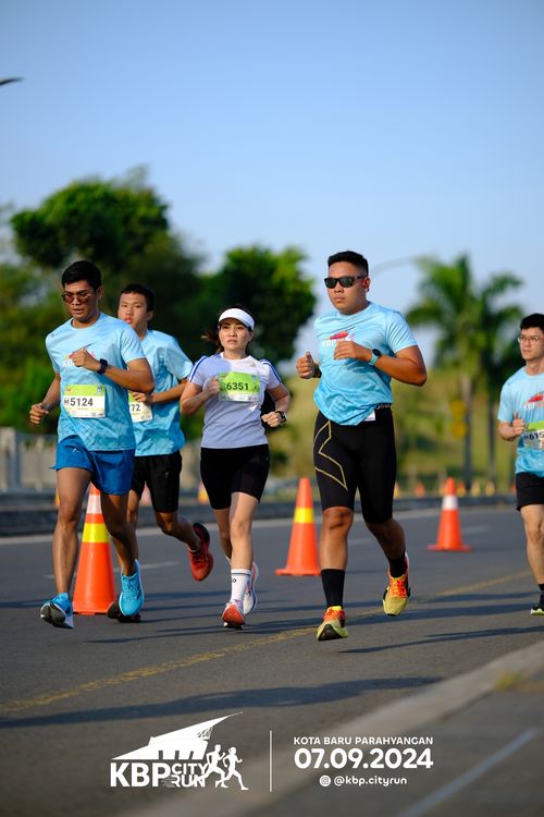 Race photo from KBP City Run 2024