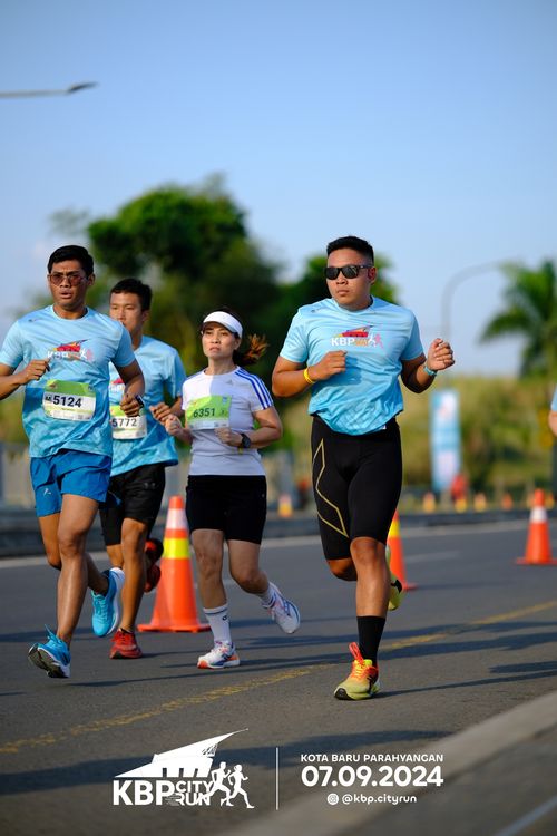 Race photo from KBP City Run 2024