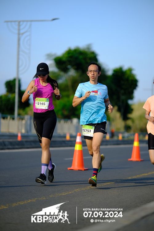 Race photo from KBP City Run 2024