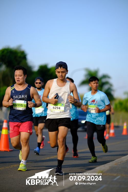 Race photo from KBP City Run 2024