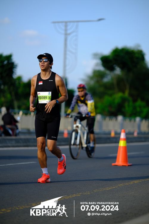 Race photo from KBP City Run 2024