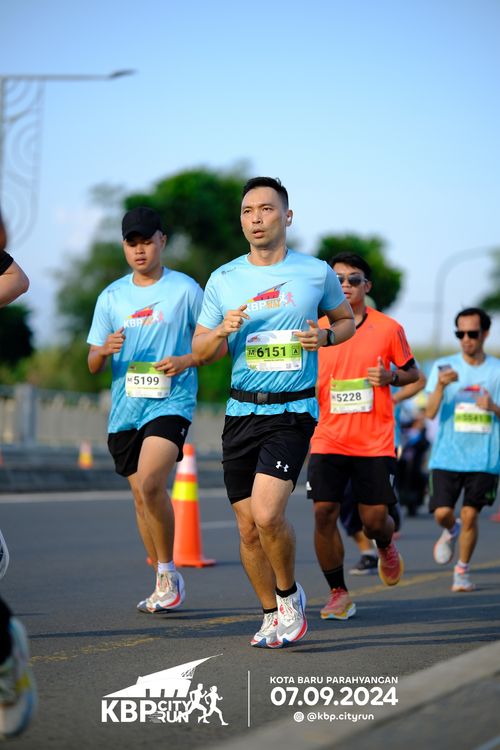 Race photo from KBP City Run 2024