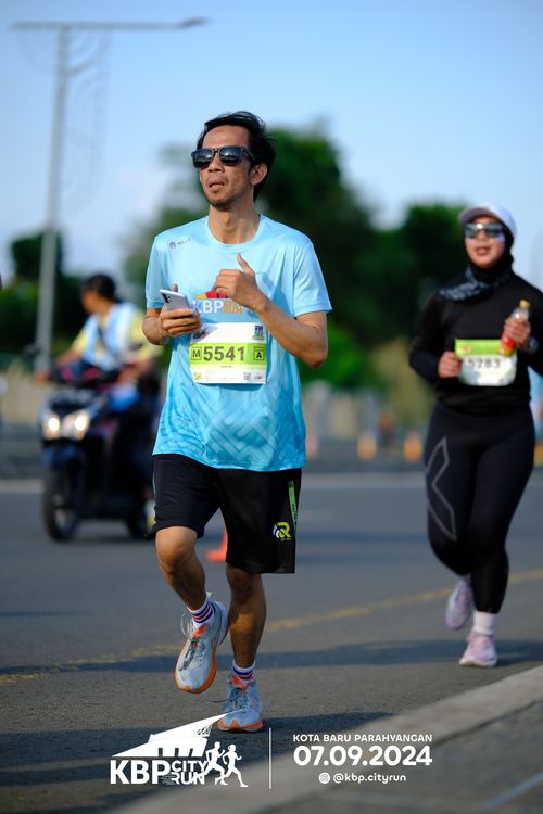 Race photo from KBP City Run 2024