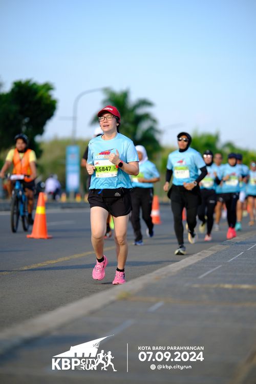 Race photo from KBP City Run 2024
